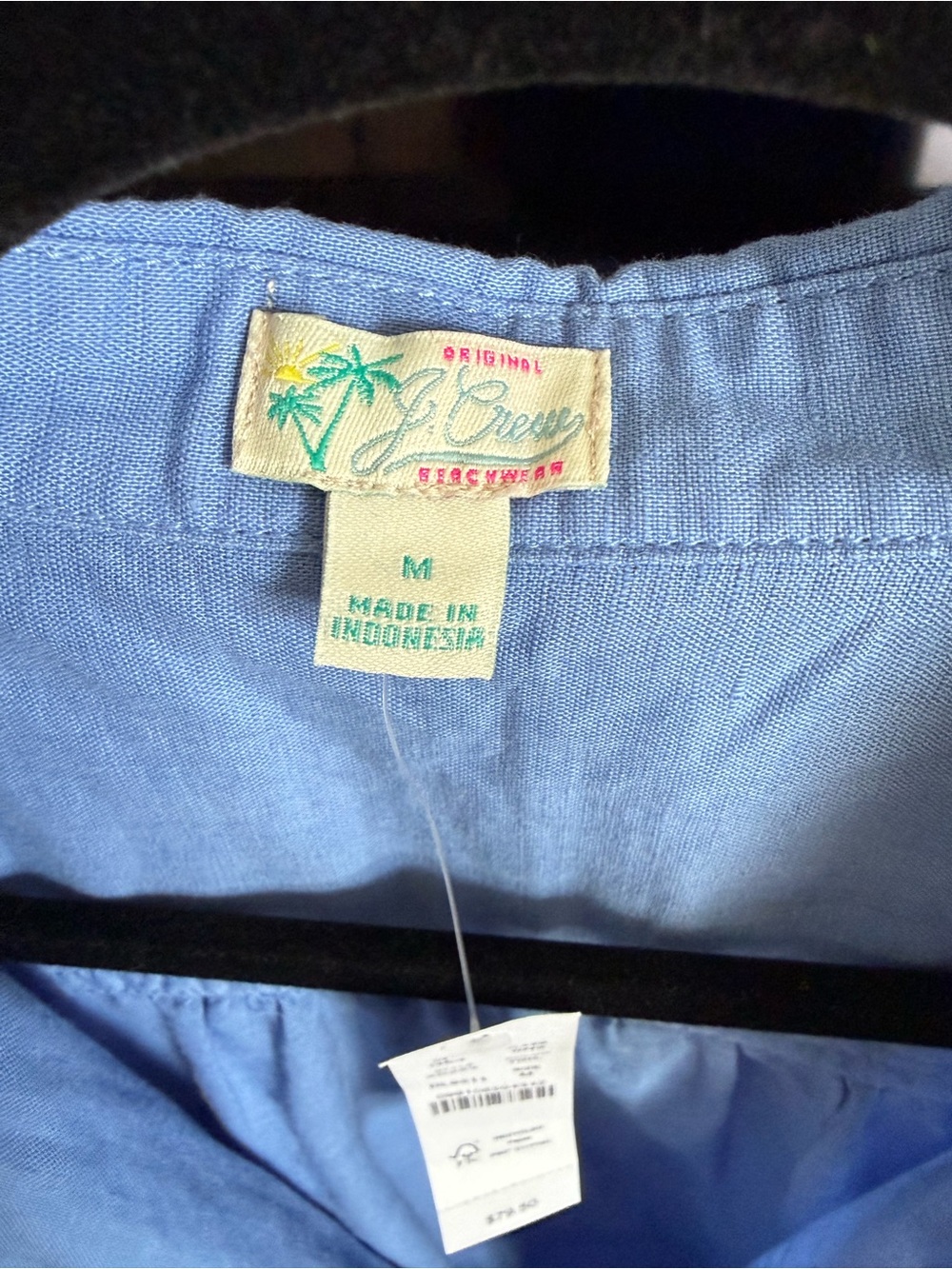 J. Crew Light Blue Linen Button-Down Shirt - Picture 3 of 7